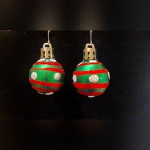 Ladies Dangling Jewelry Christmas  Ornament Earrings